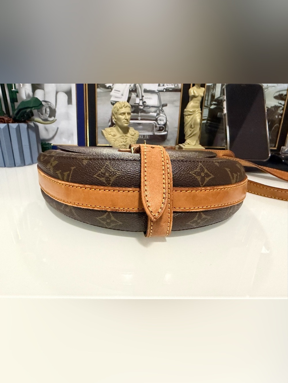 Louis Vuitton Monogram Canvas Crossbody Bag in Brown - Picture 4 of 16